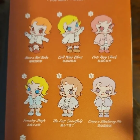 POP MART Molly Winter Fit Check Vinyl Plush Pendant Blind Box Crave A Blueberry - Picture 2 of 3